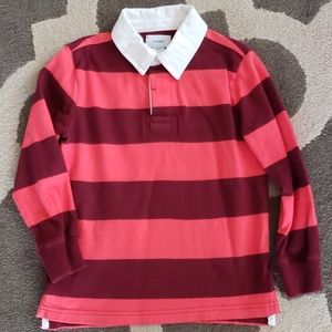 5/$20 Old Navy boys size 6/7 rugby shirt